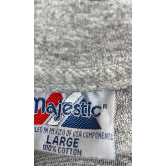 New York Yankees Baseball Majestic Diamond Collection Gray T-Shirt Size L - Picture 10 of 10